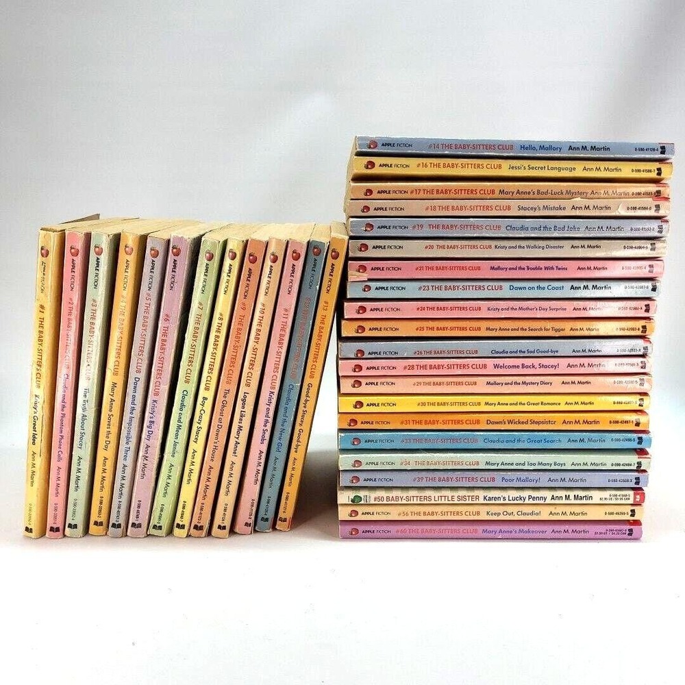 37 babysitters club book Lot #s 1-14 16-21 23-26 28-31 Others Non Sequential